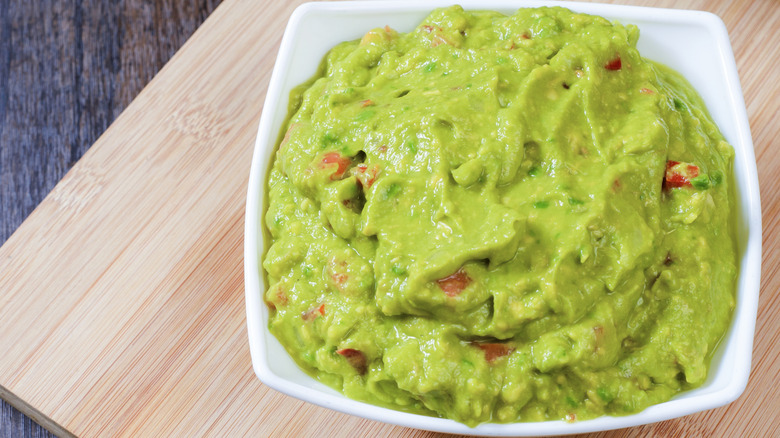 bowl of guacamole